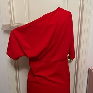 Elegant Red Evening Gown